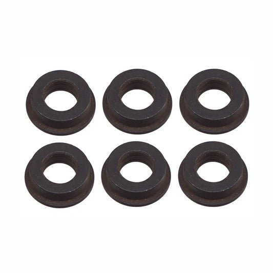 Leopard  4*7mm 機械加工スチールブッシング（AEG(機械の)メカボックス用）（4X7-ブラック）
