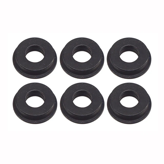 Leopard  4*8mm 機械加工スチールブッシング（AEG(機械の)メカボックス用）（4X8-ブラック）	