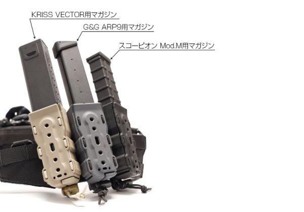 Laylax (バトルスタイル) Bite Mag SMG クイックマグホルダー シングルパック - WL
