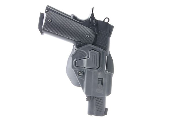 Laylax Tokyo Marui ハイキャパHolsters（CQCバトルスタイル、右手用）1911対応 - ブラック
