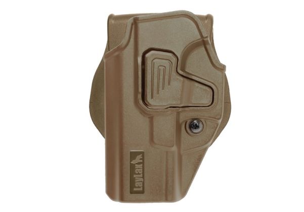 Laylax (バトルスタイル) CQCHolsters 左利き用 Tokyo Marui G17/18c/19/22/26、Umarex G17/19/19x GBB-Tan
