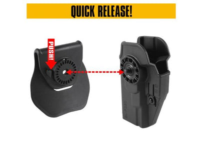 Laylax（バトルスタイル）SIG Sauer M17 CQCHolsters（右手用） - ブラック
