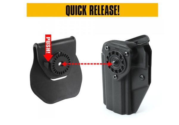 Laylax（バトルスタイル）カイデックスHolsters Tokyo Marui デザートイーグル .50AEシリーズ GBB用（右利き用） - ブラック
