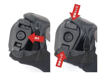 Laylax Krytac P90 バトルスタイル クイックHolsters - ブラック (Tokyo Marui P90対応)

