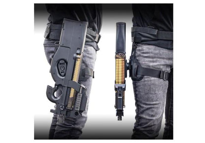 Laylax Krytac P90 バトルスタイル クイックHolsters - ブラック (Tokyo Marui P90対応)
