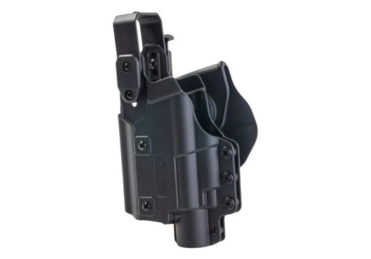 Laylax（バトルスタイル）マルチフィットウェポンライトHolsters LUX - ブラック（左利き用）
