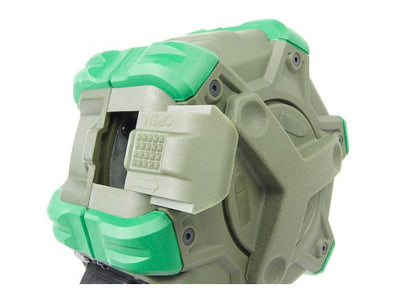 WE G17 グリーンガスマガジン (350発ドラムマガジン、AW/WE/東京ガス対応) - OD