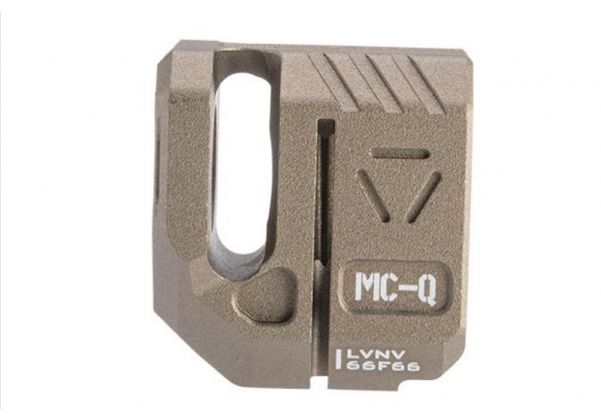 STRIKE INDUSTRIES STRIKE MICO スレッドコンプ エアソフト - クアッド (FDE、14MM CCW)