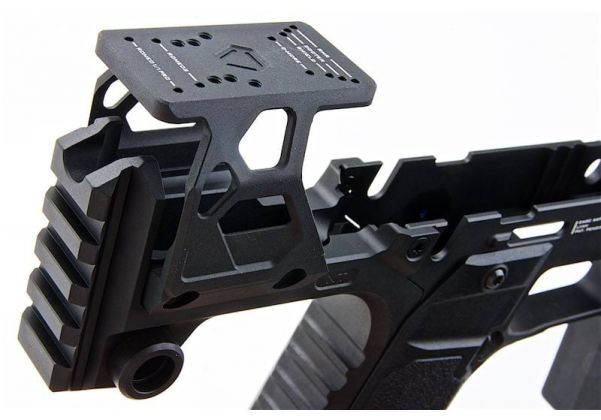 STRIKE INDUSTRIES SIG SAUER P320 GBB エアソフト用 STRIKE モジュラーシャーシ「SMC」アルファキット (EMG、BK 製)