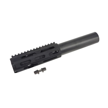 MIC AAC Honey Badger SBR フロントキット WE M4 GBB エアソフトガン用 (AAC-7HBK-WE) - ブラック