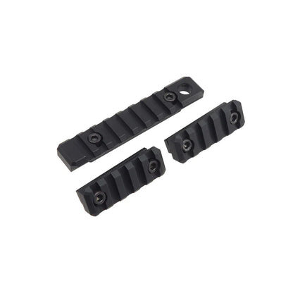MIC M7A1 スタイル バトルレイル TRX ハンドガード AR / M4 シリーズ用 (MIC-TRX) - ブラック, 7.6インチ