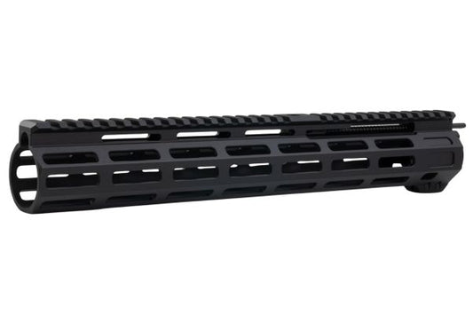 Maple Leaf製「フロントチャージング」M-Lokハンドガード（WE / VFC / GHK M4 GBBR用）（CNC加工、12.5インチ、ブラック）