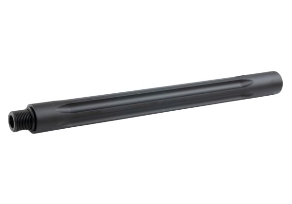 Maple Leaf 9インチアウターバレル M4 AEGエアソフトガン用 275mmインナーバレル - ブラック (CNCアルミニウム / アルミ、14mm逆スクリュー)