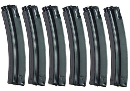 ICS CES MP5マガジン（230発装填可能なメタル製電動ガン用マガジン、6個入り）
