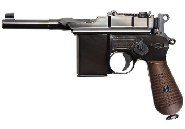 MARUSHIN M712 W ディープブラック ショートバレル グリーン ガス Airsoft ピストル