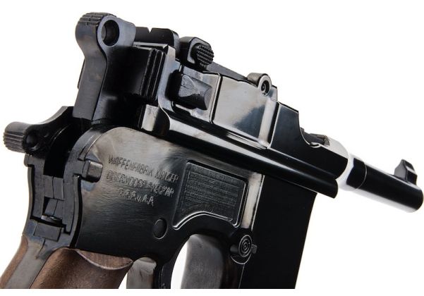 MARUSHIN M712 W ディープブラック ショートバレル グリーン ガス Airsoft ピストル