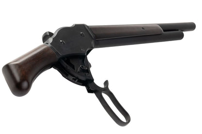 MARUSHIN M1887 ショートガスショットガン - 重量級マットブラックコーティング 木製ストック