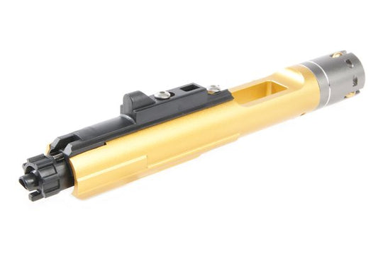 G&P MWS 鍛造アルミ コンプリートボルトキャリアグループセット Tokyo Marui バッファーーチューブ用 - 金(きん)