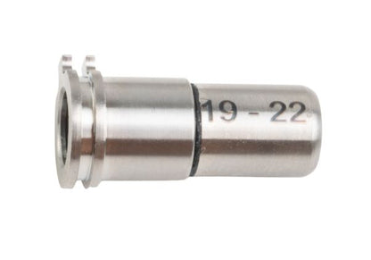 MAXX 調整可能エア密封(みっぷう)ノズル エアソフトガン AEG シリーズ用 (19mm - 22mm) CNC チタン
