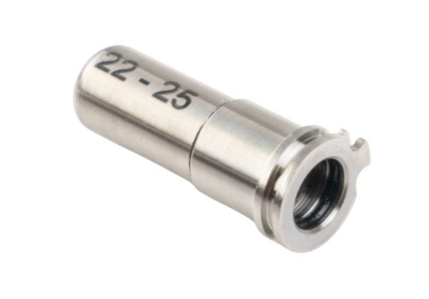 MAXX 調整可能エア密封(みっぷう)ノズル エアソフトガン AEG シリーズ用 (22mm - 25mm) CNC チタン
