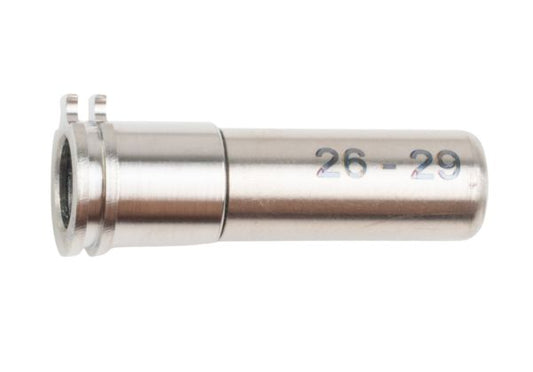 MAXX 調整可能エア密封(みっぷう)ノズル エアソフトガン AEG シリーズ用 (26mm - 29mm) CNC チタン

