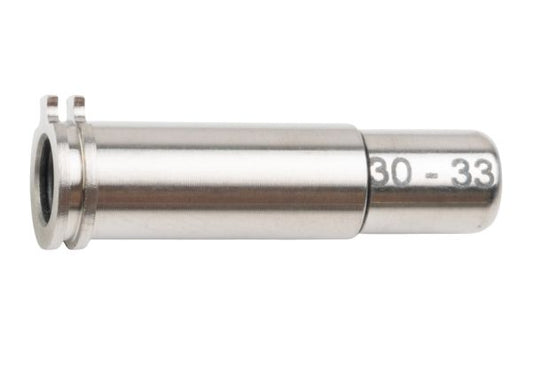 MAXX 調整可能エア密封(みっぷう)ノズル エアソフトガン AEG シリーズ用 (30mm - 33mm) CNC チタン
