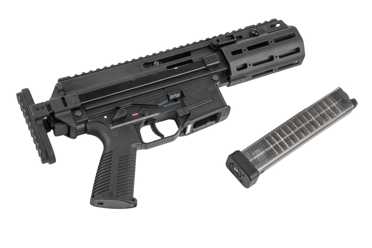 Maruyama SCW-9 PRO SD2 エアソフトガン GBB SMG - ブラック