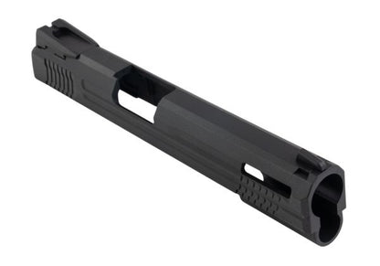 Nine Ball Tokyo Marui ハイキャパ 5.1 GBB カスタムGBBスライド「デュランダル」 - ブラック