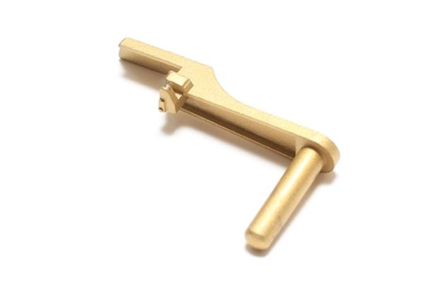 Nine Ball Tokyo Marui ハイキャパ GBB エアソフト カスタム GBBスライドストップ - 金(きん)
