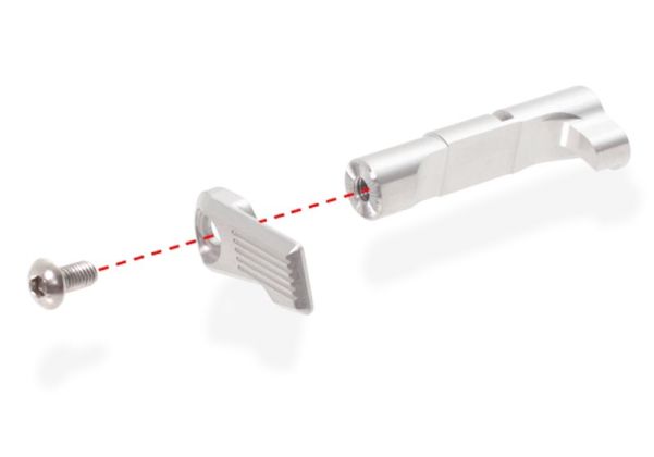 Nine Ball カスタムマガジンキャッチ Tokyo Marui 5.1/4.3 GBBピストル用 - ブラック