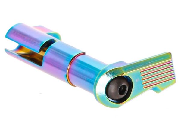 Nine Ball Tokyo Marui ハイキャパ GBB エアソフトカスタム エクステンデッドマグリリース - ヒートグラデーション