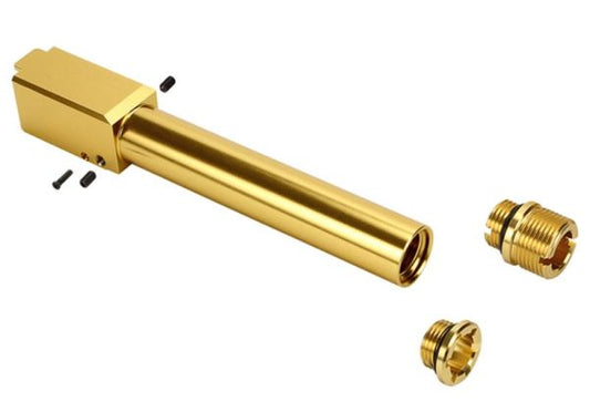 Nine Ball ノンリコイル 2ウェイアウターバレル（14mm逆スクリューアダプターー付き） Tokyo Marui G17 Gen 3 /G22 /G18C GBB用 - GD