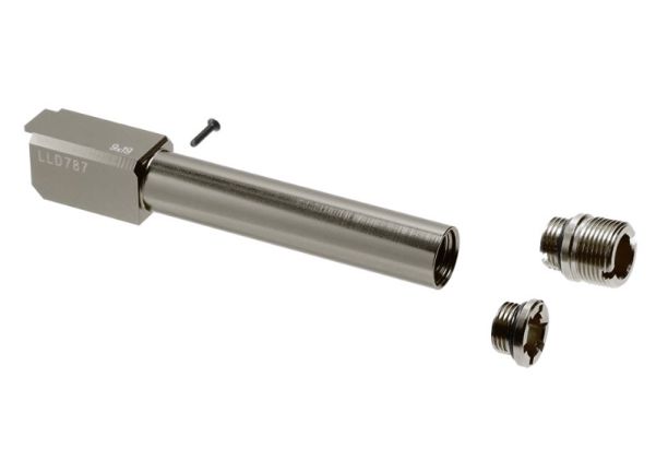 Nine Ball Tokyo Marui G19 ノンリコイル 2ウェイアウターバレル NEO - ガンメタル