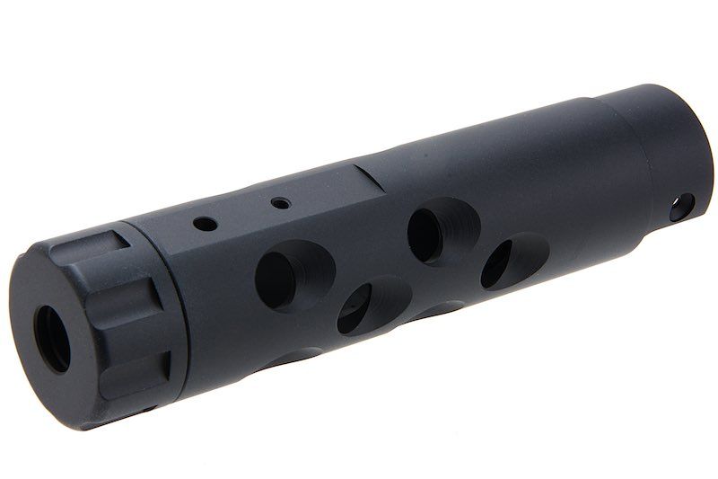 Narcos Airsoft Action Army AAP01 GBB エアソフト フロントバレルキット (タイプ1、CNCアルミニウム / アルミ 6061) - ブラック