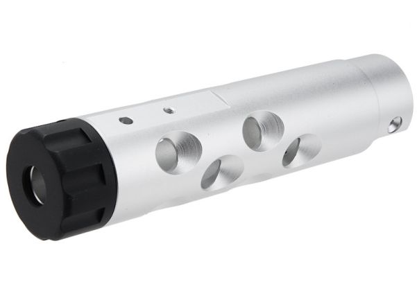 Narcos Airsoft Action Army AAP01 GBB エアソフト フロントバレルキット (タイプ1) (CNCアルミニウム / アルミ 6061) - 銀(ぎん)