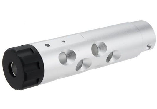 Narcos Airsoft Action Army AAP01 GBB エアソフト フロントバレルキット (タイプ1) (CNCアルミニウム / アルミ 6061) - 銀(ぎん)