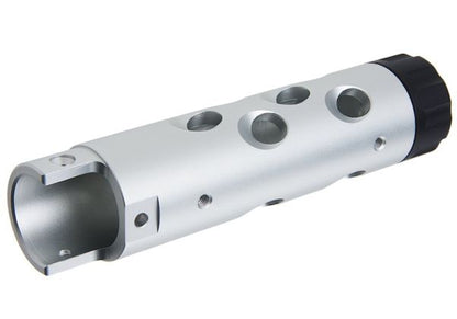 Narcos Airsoft Action Army AAP01 GBB エアソフト フロントバレルキット (タイプ1) (CNCアルミニウム / アルミ 6061) - 銀(ぎん)