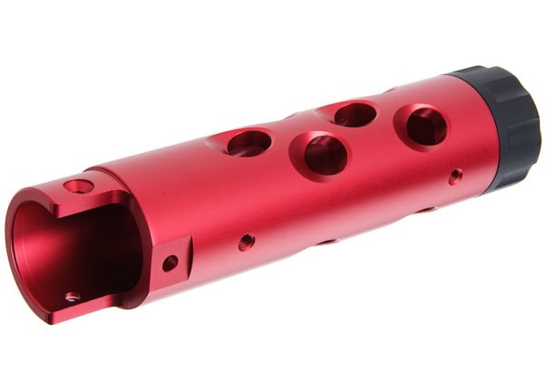 Narcos Airsoft Action Army AAP01 GBB エアソフト フロントバレルキット (タイプ1) (CNCアルミニウム / アルミ 6061) - 赤