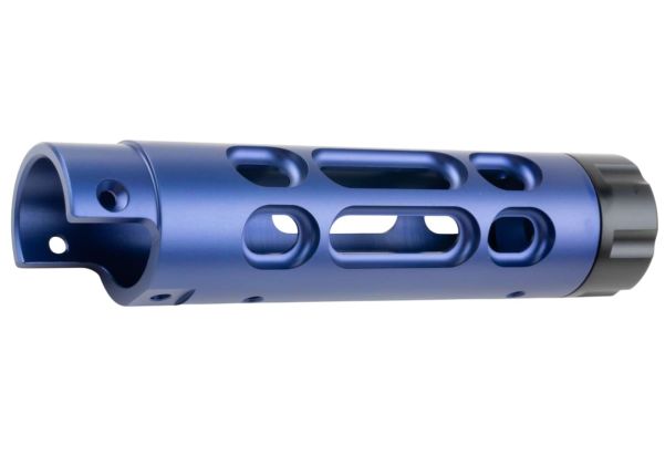 Narcos Airsoft Action Army AAP01 GBB エアソフト フロントバレルキット (タイプ2) (CNCアルミニウム / アルミ 6061) - ブルー