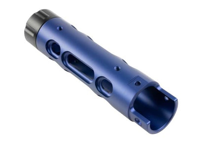 Narcos Airsoft Action Army AAP01 GBB エアソフト フロントバレルキット (タイプ2) (CNCアルミニウム / アルミ 6061) - ブルー