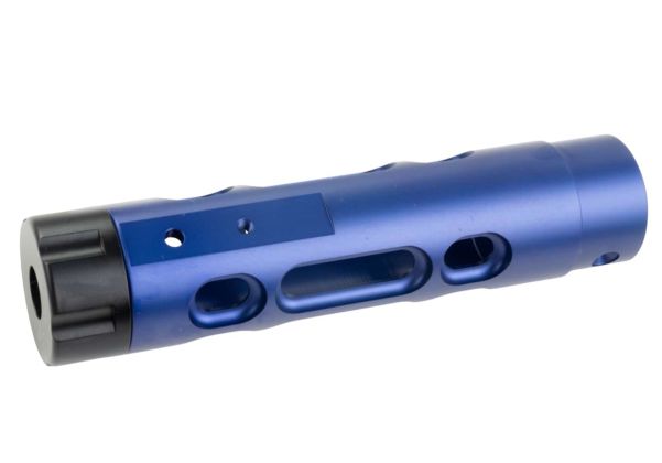 Narcos Airsoft Action Army AAP01 GBB エアソフト フロントバレルキット (タイプ2) (CNCアルミニウム / アルミ 6061) - ブルー