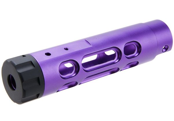 Narcos Airsoft Action Army AAP01 GBB エアソフト フロントバレルキット (タイプ2) (CNCアルミニウム / アルミ 6061) - 紫