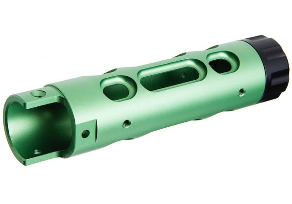 Narcos Airsoft Action Army AAP01 GBB エアソフト フロントバレルキット (タイプ2) (CNCアルミニウム / アルミ 6061) - グリーン