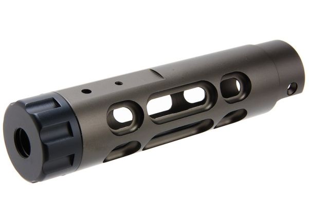 Narcos Airsoft Action Army AAP01 GBB エアソフト フロントバレルキット (タイプ2) (CNCアルミニウム / アルミ 6061) - チタングレー