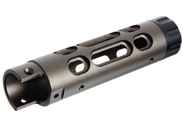 Narcos Airsoft Action Army AAP01 GBB エアソフト フロントバレルキット (タイプ2) (CNCアルミニウム / アルミ 6061) - チタングレー