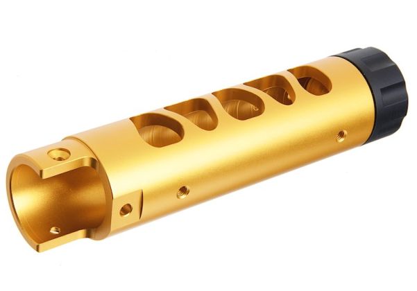 Narcos Airsoft Action Army AAP01 GBB エアソフト フロントバレルキット (タイプ3) (CNCアルミニウム / アルミ 6061) - 金(きん)