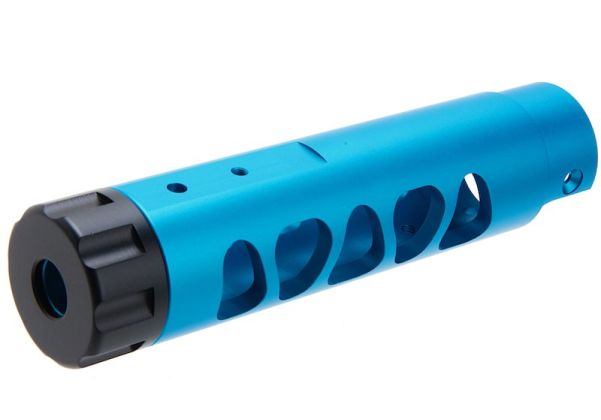 Narcos Airsoft Action Army AAP01 GBB エアソフト フロントバレルキット (タイプ3) (CNCアルミニウム / アルミ 6061) - ライトブルー