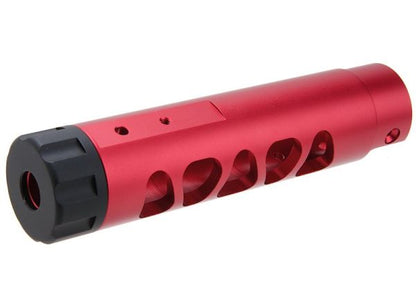 Narcos Airsoft Action Army AAP01 GBB エアソフト フロントバレルキット (タイプ3) (CNCアルミニウム / アルミ 6061) - 赤