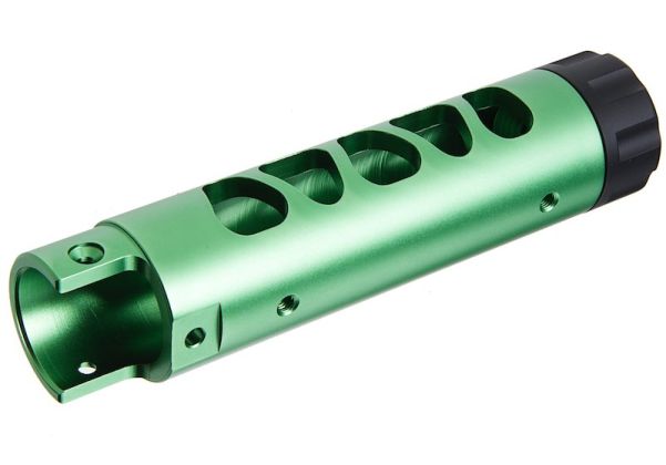 Narcos Airsoft Action Army AAP01 GBB エアソフト フロントバレルキット (タイプ3) (CNCアルミニウム / アルミ 6061) - グリーン