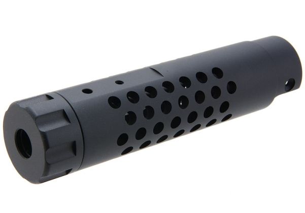 Narcos Airsoft Action Army AAP01 GBB エアソフト フロントバレルキット (タイプ4) (CNCアルミニウム / アルミ 6061) - ブラック